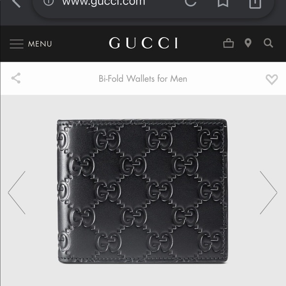 Men's Authentic Gucci Foldable Wallet - Picture 5 of 7